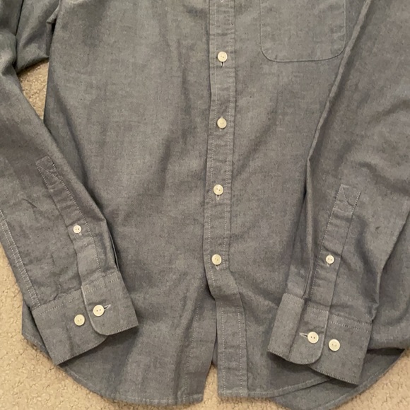 RVCA button up shirt in blueish grey. - Picture 3 of 3